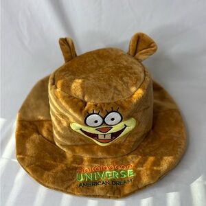 Nickelodeon Universe American‎ Dream Sandy Cheeks Plush Cowboy Hat
